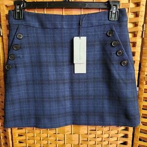 Veronica Beard Barnes Skirt Navy